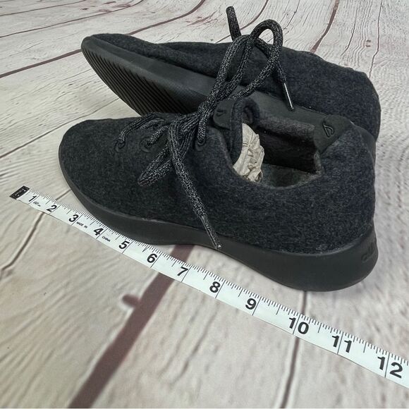 ALLBIRDS Wool Runners women's dark grey comfortable flexible sneaker shoe, sz 9 - Picture 11 of 11